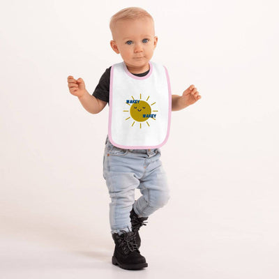Wakey Wakey Embroidered Baby Bib - Top Health Naturals