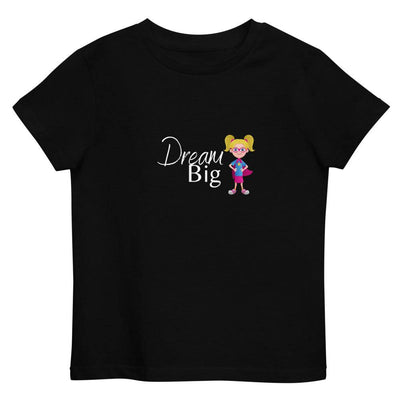 Organic Cotton Dream Big Supergirl Kids T-Shirt - Top Health Naturals
